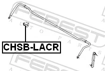 Buje de barra estabilizadora trasera Opel 96941966 precio, desde 2,47 EUR