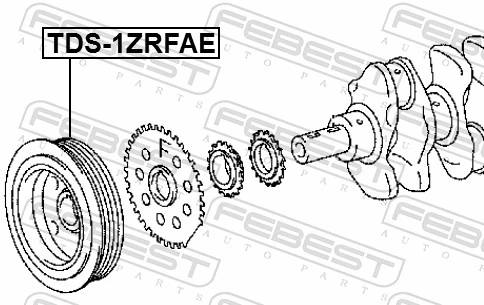 Polea del cigüeñal Toyota Corolla sedán (E21) (2019 - 2026) precio, desde 59,99 EUR