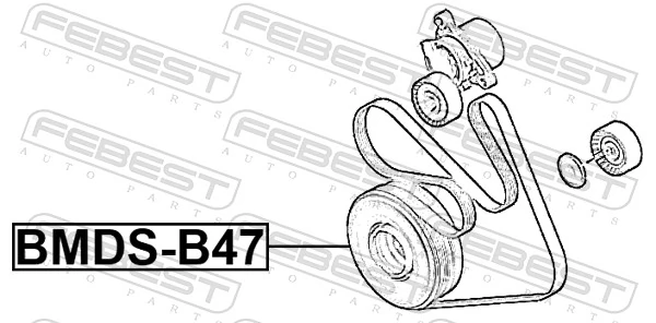 Polea de cigüeñal para BMW X4 G02, F98