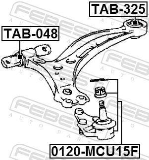Silentblock de brazo de suspensión Toyota 4865407010 precio, desde 9,92 EUR