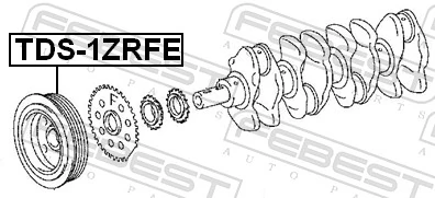 Comprar Polea de cigüeñal Toyota Corolla  E18