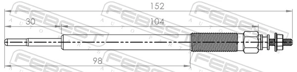 Precio del repuesto Bujía de precalentamiento Hilux  pick-up