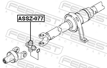 ASSZ077 Febest Cruceta de la columna de dirección