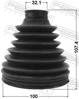 Fuelle palier delantero interior para Toyota Land Cruiser  J200