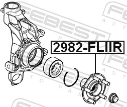 Comprar 6H521109AB Land Rover Cubo de rueda, Eje trasero