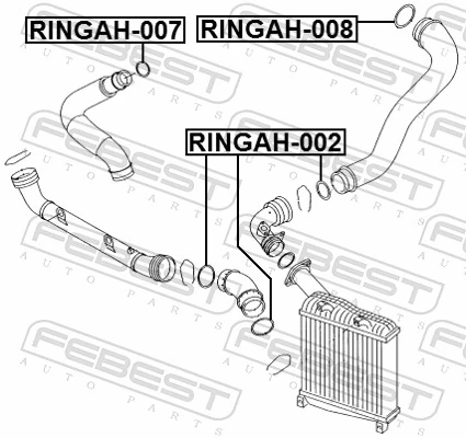 Junta tórica del tubo del intercooler Hans Pries (Topran) 116306596 precio, desde 5,06 EUR