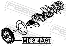 Dámper para Mitsubishi Colt VII Z3