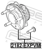2182EXPVM Febest Cubo delantero