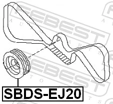 Dámper para Subaru Outback III B13, BP