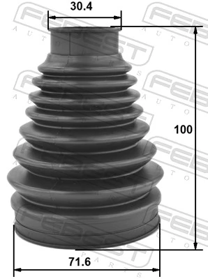 1615P639SA Febest Fuelle transmisión delantero exterior