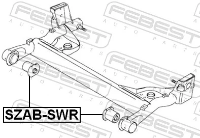  Silentblock trasero Suzuki Swift 3
