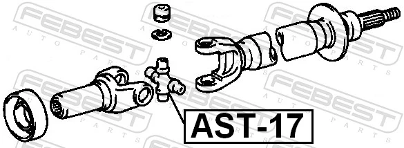 AST17 Febest Cruceta transmision