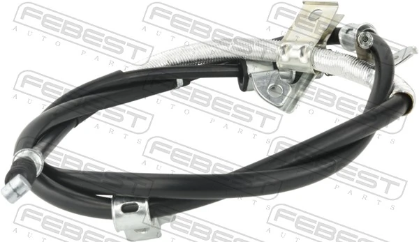 04100KKRH Febest Cable de freno de mano trasero derecho
