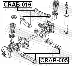 K52088220 Fiat/Alfa/Lancia Buje delantero del brazo longitudinal trasero