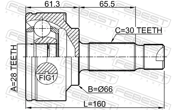 Junta homocinética para Mercedes Vito II 639