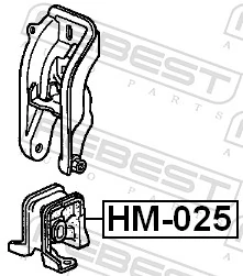 Soportes de motor delantero para Honda Accord V CC7