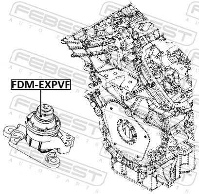 Soportes de motor delantero para Ford Explorer  U5