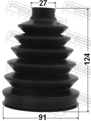 0317PCL20 Febest Fuelle transmisión delantero exterior