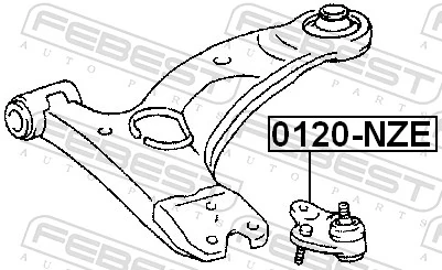 Rótula inferior de suspensión Chery Tiggo SUV (T11) (2005 - 2010) precio, desde 15,16 EUR