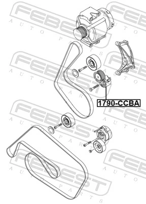 Tensor de la correa trapecial Audi Q7 SUV (4MB, 4MG, 4MQ) (2015 - 2026) precio, desde 28,83 EUR