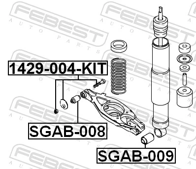 Comprar Silentblock amortiguador trasero SsangYong Actyon  CJ