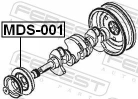 MDS001 Febest Dámper