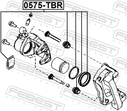 Comprar Kit de reparación de pinzas de freno trasero Mazda CX-7  ER