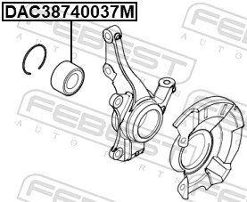 DAC38740037M Febest