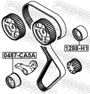 Tensor de la correa de distribución Mitsubishi Lancer V sedán (CB, CD, CE) (1991 - 1996) precio, desde 14,93 EUR