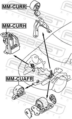 Comprar Soporte de motor trasero Mitsubishi Outlander I CU