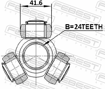 Trípode, árbol de transmisión BMW 5 E61