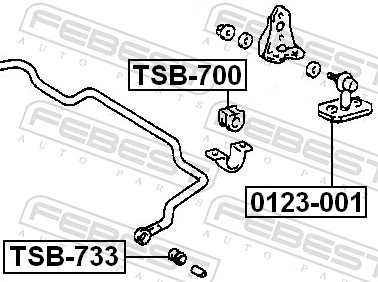 Bieleta estabilizadora delantera SLT990M 555