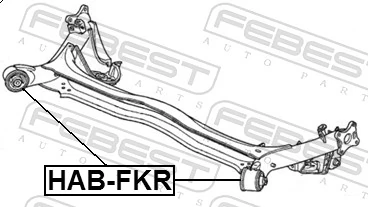  Silentblock trasero Honda Civic 8