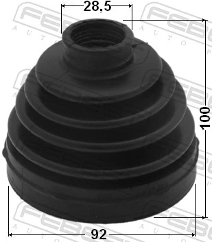 0215R51R Febest Fuelle interior de junta homocinética del semieje trasero