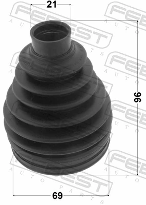 0443852110 Toyota Fuelle transmisión delantero exterior