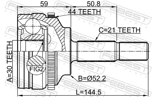Junta homocinetica para Renault Twingo C06