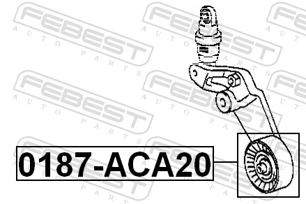 Polea tensora para Toyota Corolla  E15