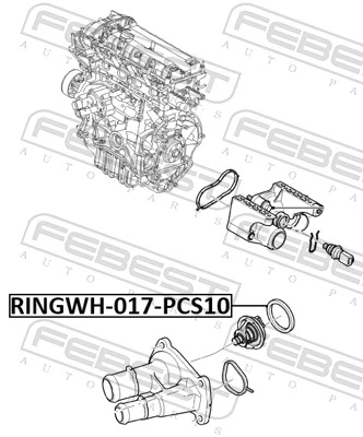 Comprar Junta de termostato Ford Fiesta Mk5 JH, JD