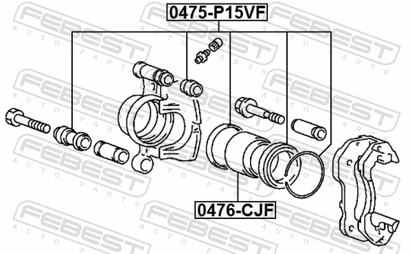 Comprar Kit de reparación de pinzas de freno Mitsubishi L 300  P0W, P1W, P2W