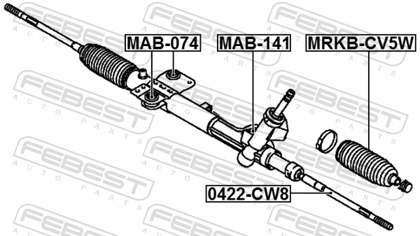 Comprar Fuelle dirección Mitsubishi Lancer X CY_A, CZ_A
