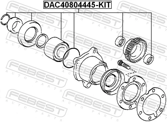  Cojinete de rueda Toyota Land Cruiser 