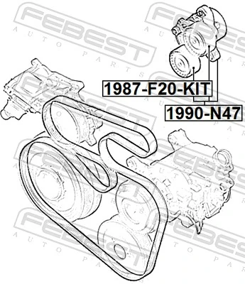 Comprar Tensor de correa poli V BMW X3  F25
