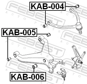 Comprar Silentblock del brazo de suspensión KIA Sportage I K00