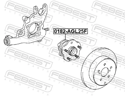Comprar Buje de rueda delantero Lexus RX 450H/350L/200T L25