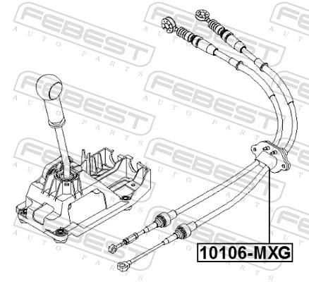 CA3015 VALEO Cable para caja de cambios manual