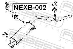 Comprar Soporte escape Nissan Terrano II R20