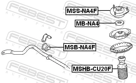 Soporte del amortiguador delantero Chrysler MR594347