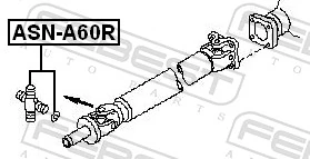 ASNA60R Febest Cruceta transmision