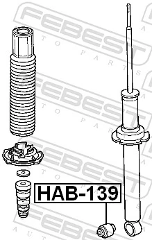 Buje de amortiguador trasero Honda Accord V sedán (CE, CF) (1996 - 1998) precio, desde 8,97 EUR