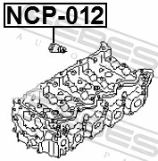 NCP012 Febest Anillo de sellado del pozo de la bujía